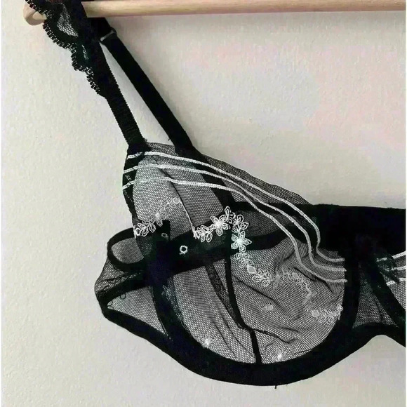 Etam Paris Black Bras Size 36B - Picture 5 of 8